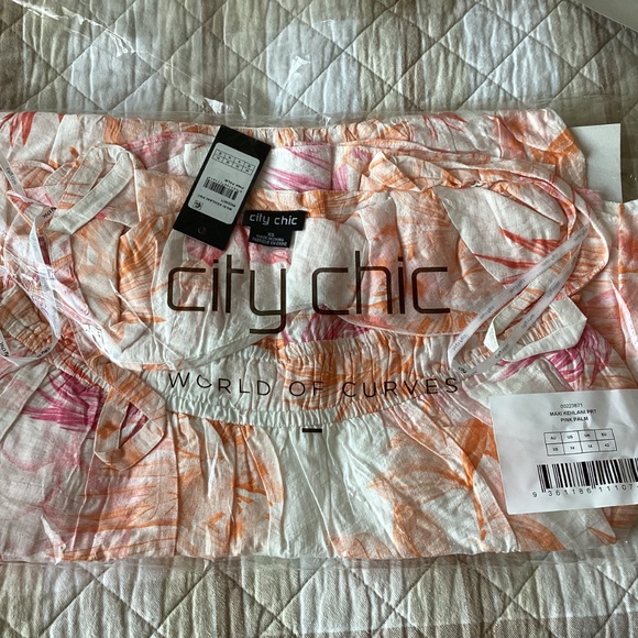 City Chic Kehlani Print Sleeveless Maxi Dress (Plus) XS/14W - Picture 9 of 13